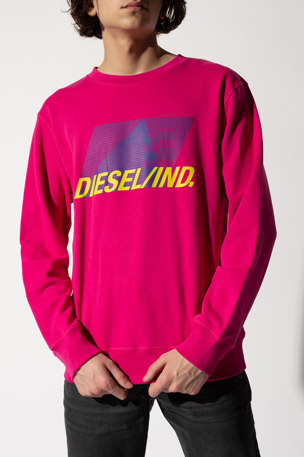 Pink Sweatshirt with logo Diesel Vitkac Canada